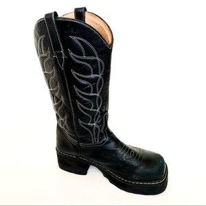John Fluvog Cowboy High
Platform Cowboy Boot